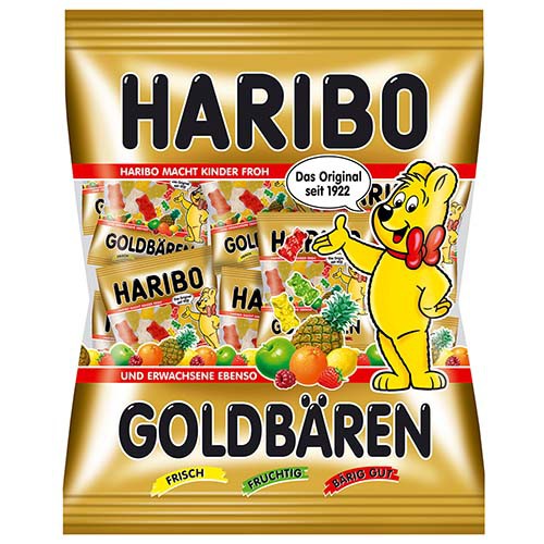 德國 哈瑞寶 可愛造型QQ軟糖分享包250g 果汁小熊 QQ軟糖