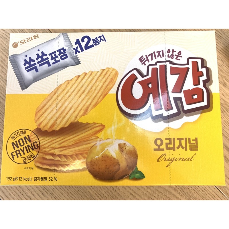 《現貨》韓國🇰🇷 ORION好麗友 預感洋芋片 烘焙洋芋片 192g 原味/起司