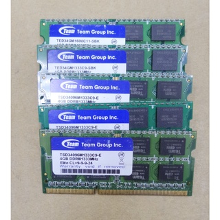十銓 DDR3 1066/1333/1600 4GB記憶體 / 筆電專用