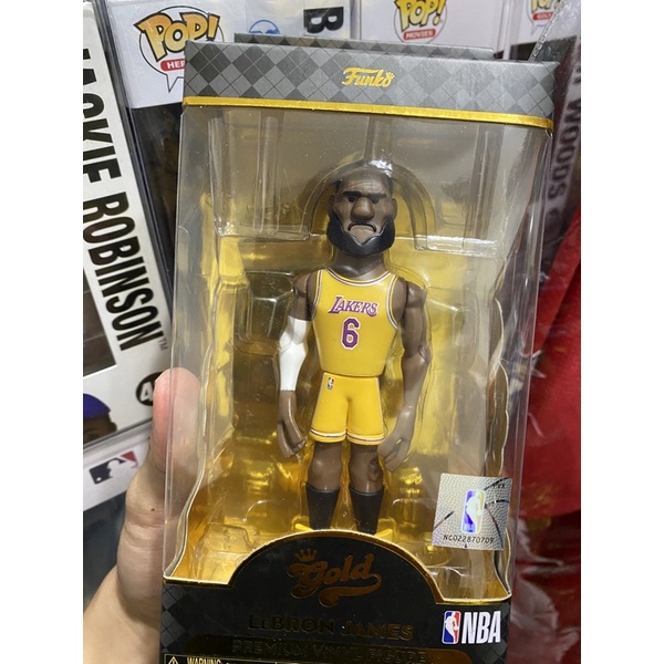 Lebron James pop funko gold 5寸