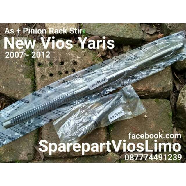 軸架轉向電源轉向和小齒輪 Vios Yaris 2007 2008 2009 2010 2011 2012