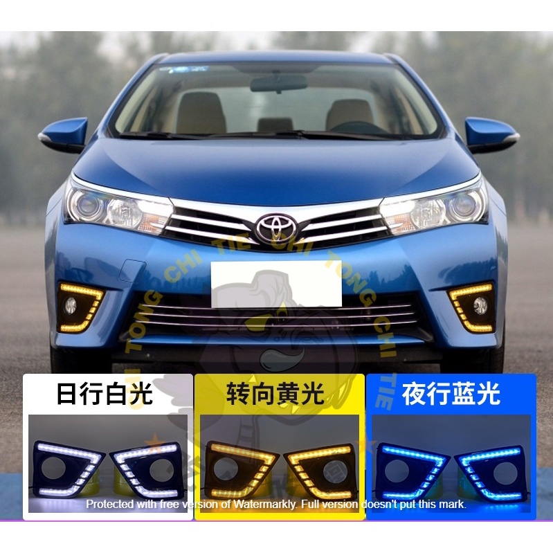 🔥現貨發出🔥Toyota Altis 阿提斯 11代 ALTIS 14 15 16 專用LED日行燈 三色燈 霧燈改裝