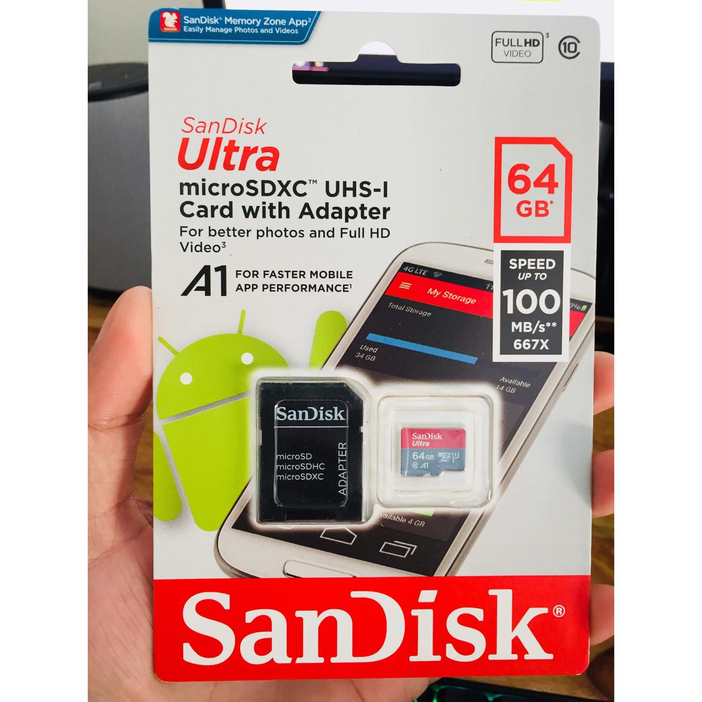 Sandisk MicroSD Ultra 64GB 存儲卡 -