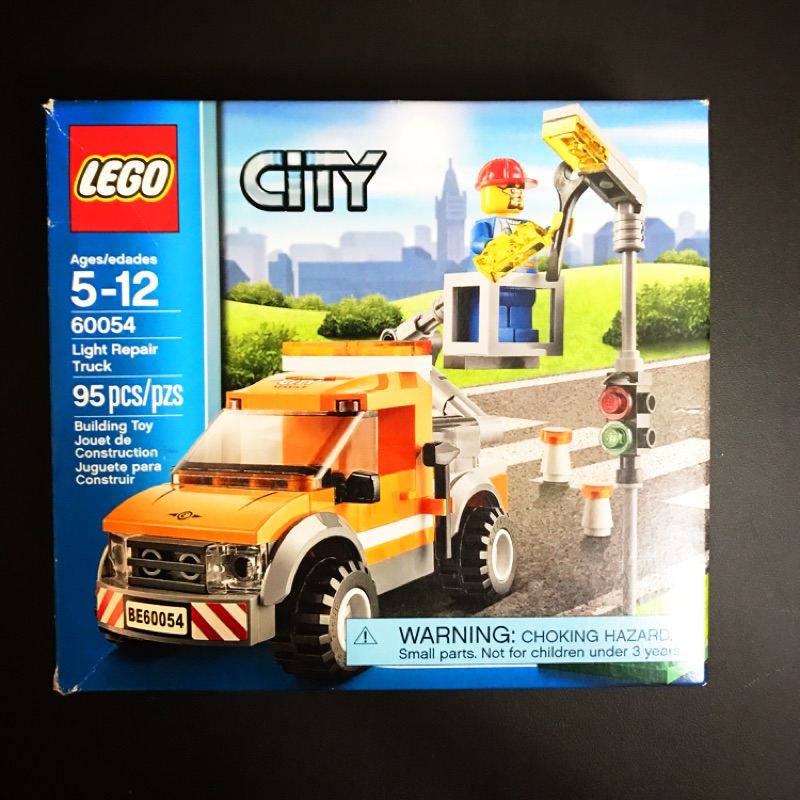 LEGO 樂高 60054 路燈維修車 九成新