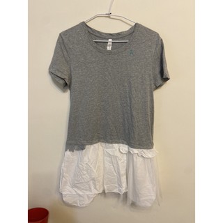 a la sha 假兩件式長版上衣 尺寸m 好搭