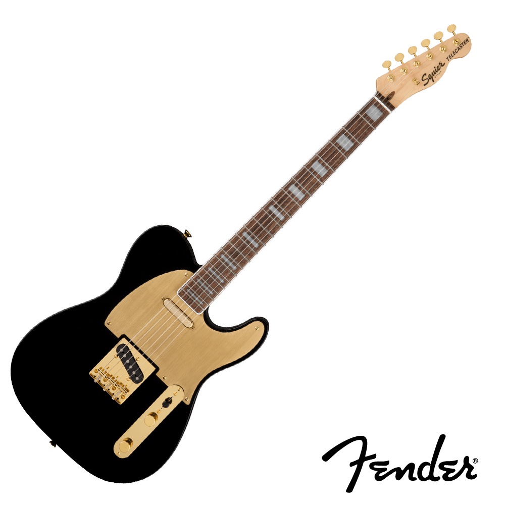 Squier 40th Anniversary Tele BLK 黑金 電吉他 公司貨 【宛伶樂器】