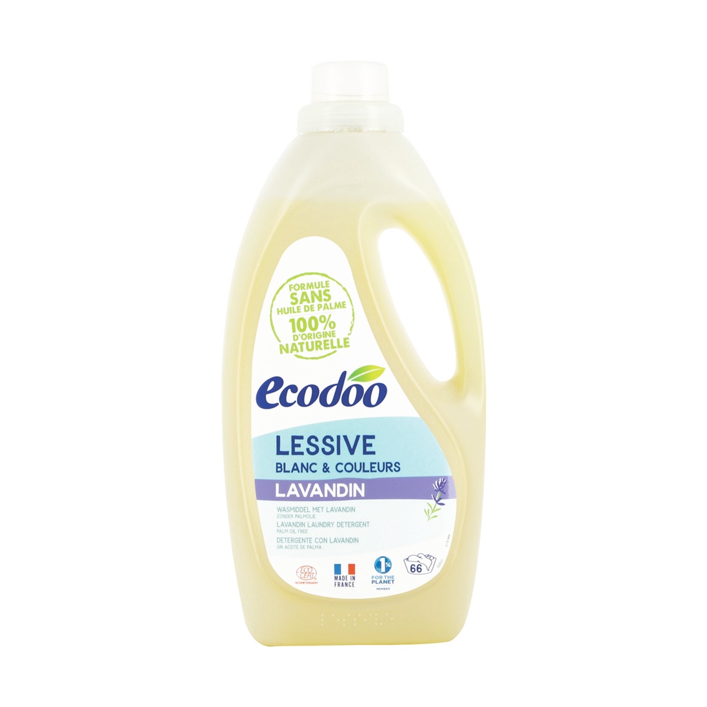 Ecodoo易可多 低泡沫環保洗衣精-經典薰衣草2L(66次洗衣精)