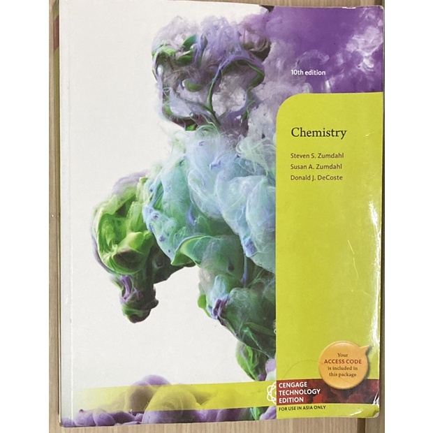 普通化學原文書 / Chemistry 10th edition / Steven S. Zumdahl