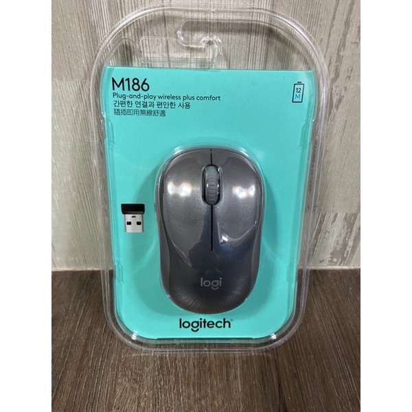[Logitech]羅技M186無線滑鼠