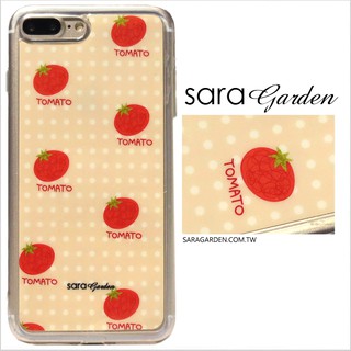 客製化 軟殼 iPhone 8 7 6 6S Plus 手機殼 保護套 全包邊 掛繩孔 手繪可愛番茄