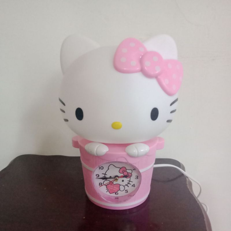 Hello Kitty時鐘 小夜燈