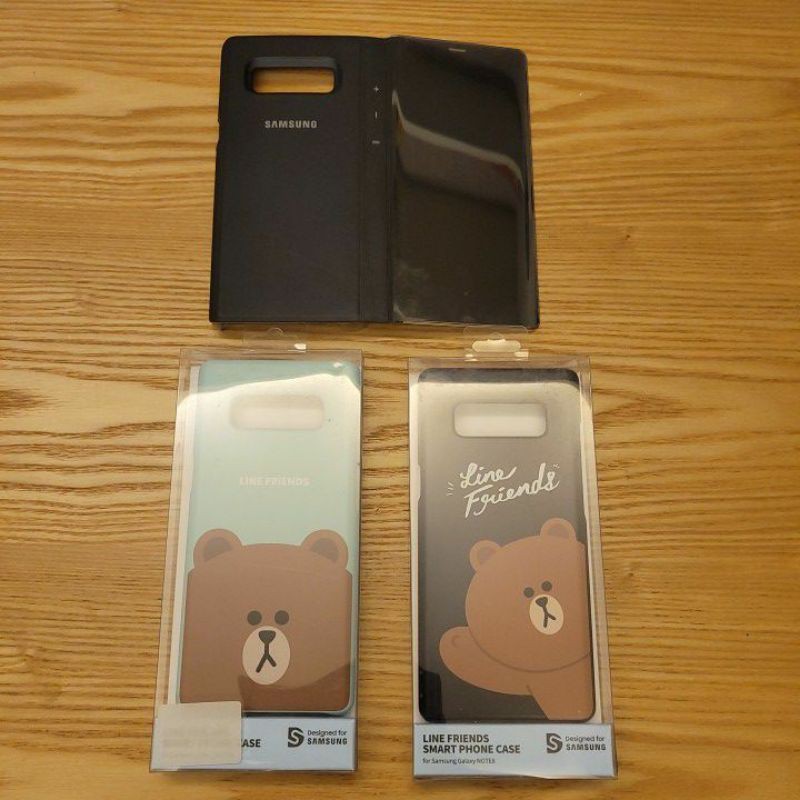 Samsung Galaxy Note8 Line Friends 原廠保護殼 熊大 (贈送原廠感應式皮套)