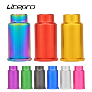 Litepro 折疊自行車前叉鋁合金 1 件快速釋放燈座燈夾運動相機架騎行配件適用於 Birdy