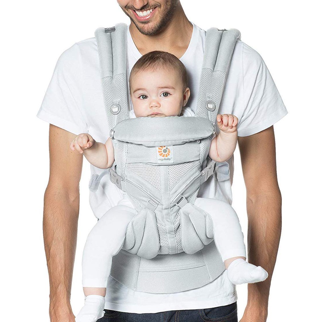 全新轉賣 360度 透氣背巾 ergobaby美國 OMNI 全階段360新生兒嬰兒揹帶 多功能背帶