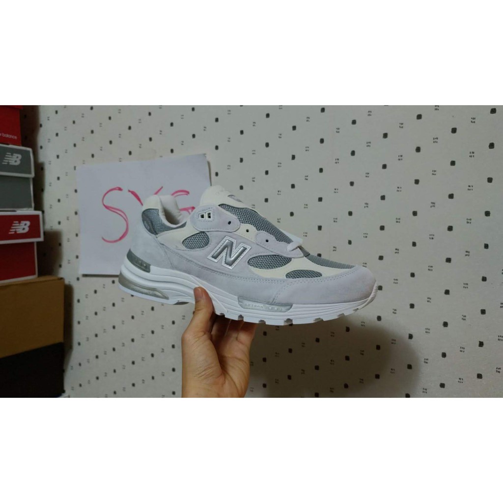 SYG New Balance 992 us4.5,8.5,9.5~11D 全白灰 美製 M992NC 993