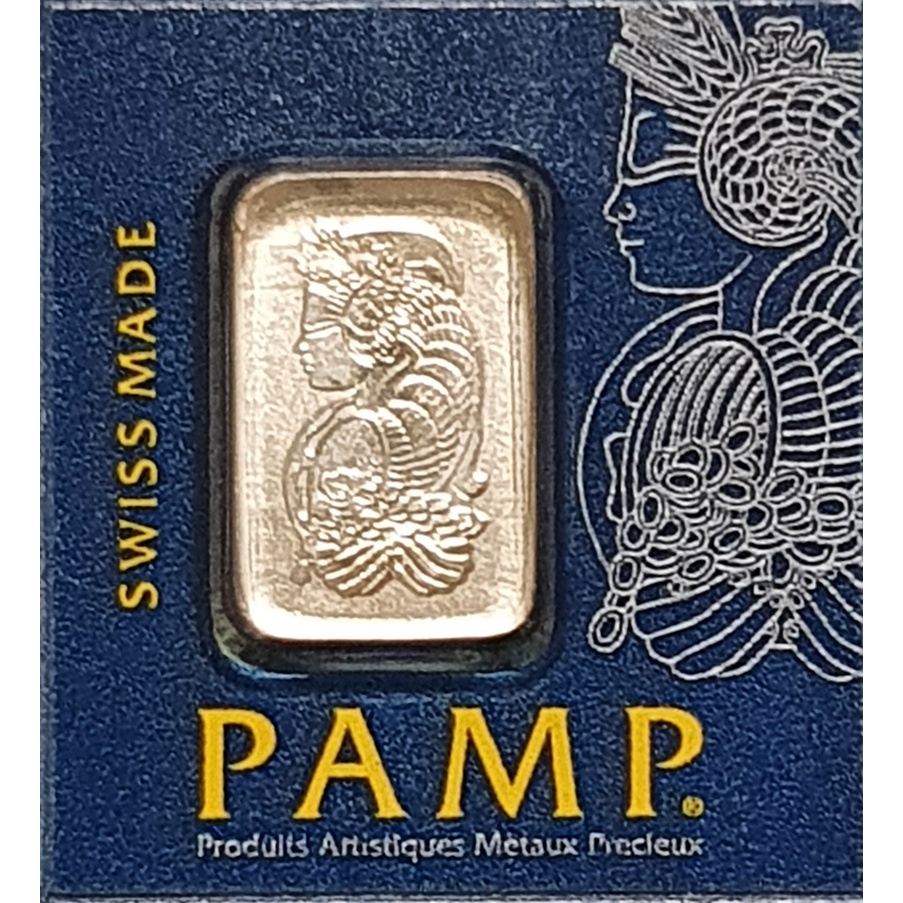 現貨 - PAMP -財富女神-1克鉑金條 白金