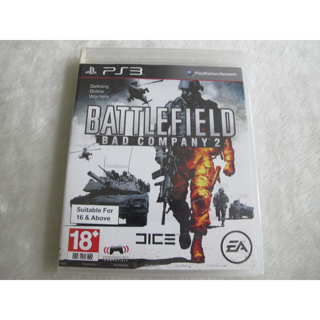 全新 SONY PS3~戰地風雲 惡名昭彰 2~Battlefield 索尼.原廠遊戲片 未拆封.公司貨 直購價399元