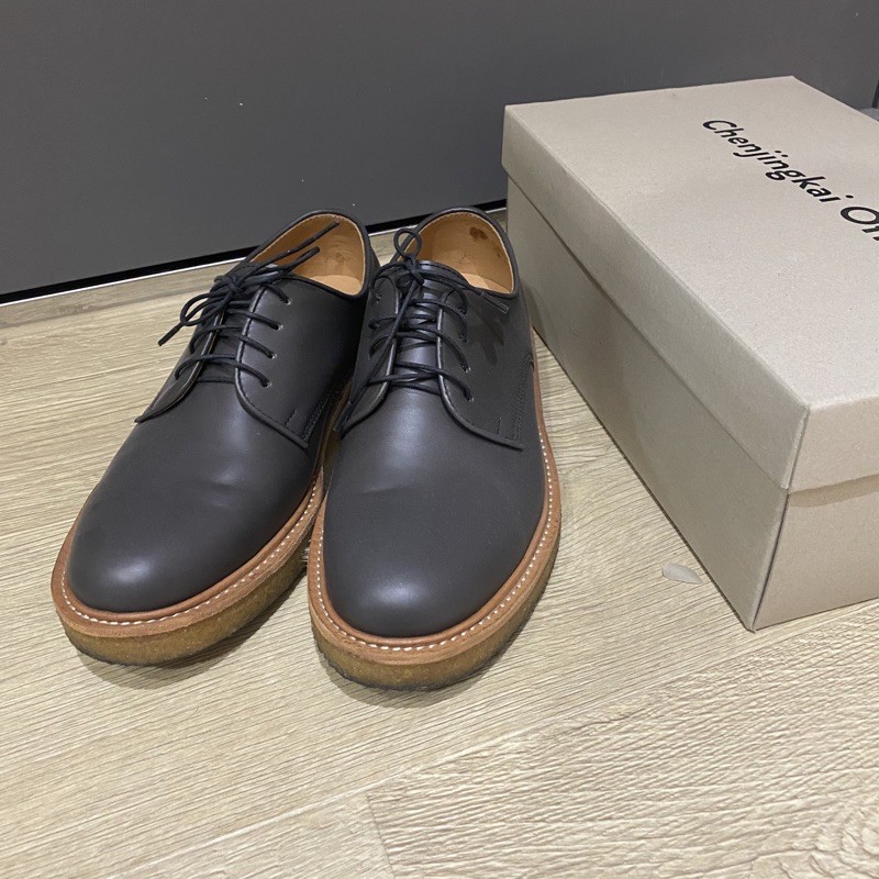 「二手」穿過一次 chenjingkai office 訂製皮鞋 265cm