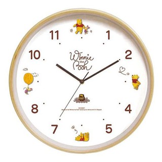 鼎飛臻坊 迪士尼 Winnie 小熊維尼/米奇&米妮/愛麗絲夢遊仙鏡/玩具總動員 立體浮雕 圓形 時鐘 掛鐘 日本正版