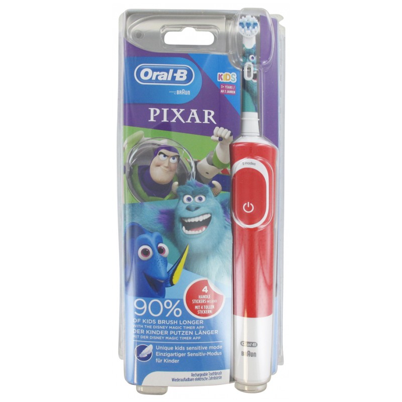 (JB親子代購)Oral-B充電式兒童電動牙刷 3歲(玩具總動員) 送轉接插頭