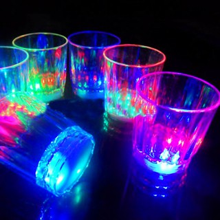 Ml Mini LED 閃爍塑料飲料杯酒吧裝飾派對俱樂部馬克杯