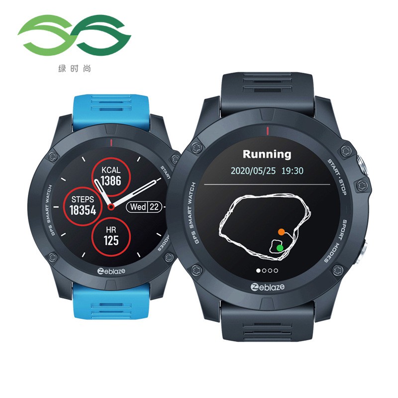 限時下殺 運動手環 智能手環 Ss綠時尚zeblaze Vibe 3 Gps定位智能手表軌跡追蹤心率監測 蝦皮購物
