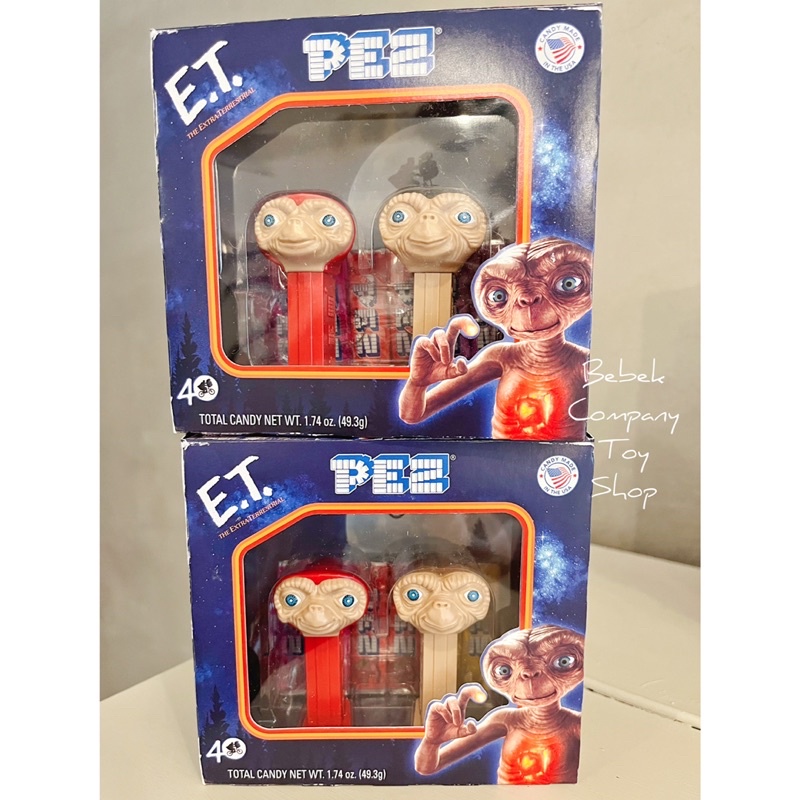 現貨在台 美國🇺🇸全新 短桿 PEZ ET E.T. Extra terrestrial 外星人 貝思 糖果盒 貝思糖