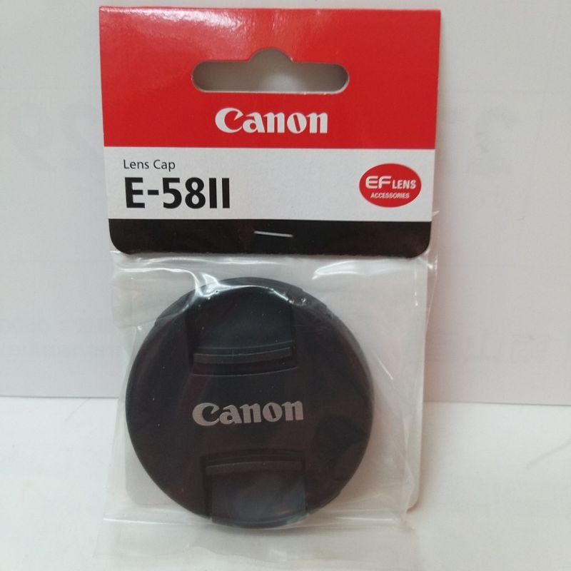 實拍 佳能 Canon E-58II 原廠鏡頭前蓋 鏡頭蓋 58mm 台灣製造 58 可用 18-55mm 100MM