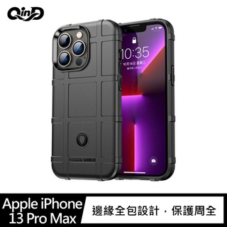 QinD Apple iPhone 13 Pro Max 戰術護盾保護套