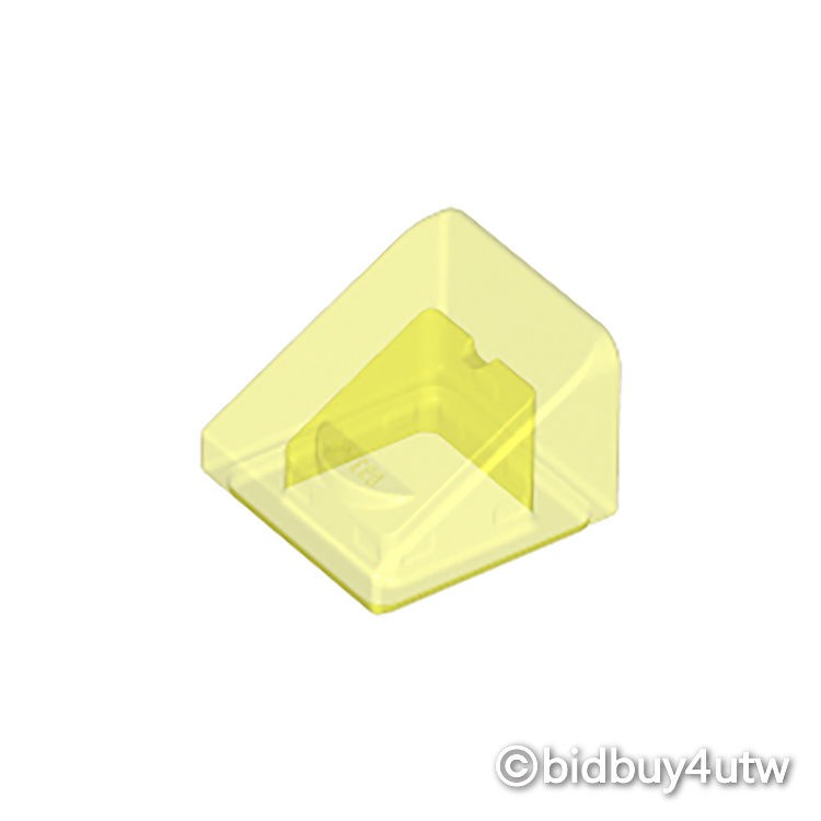 LEGO零件 斜向磚 30 1x1x2/3 54200 透明螢光綠色 6076751【必買站】樂高零件
