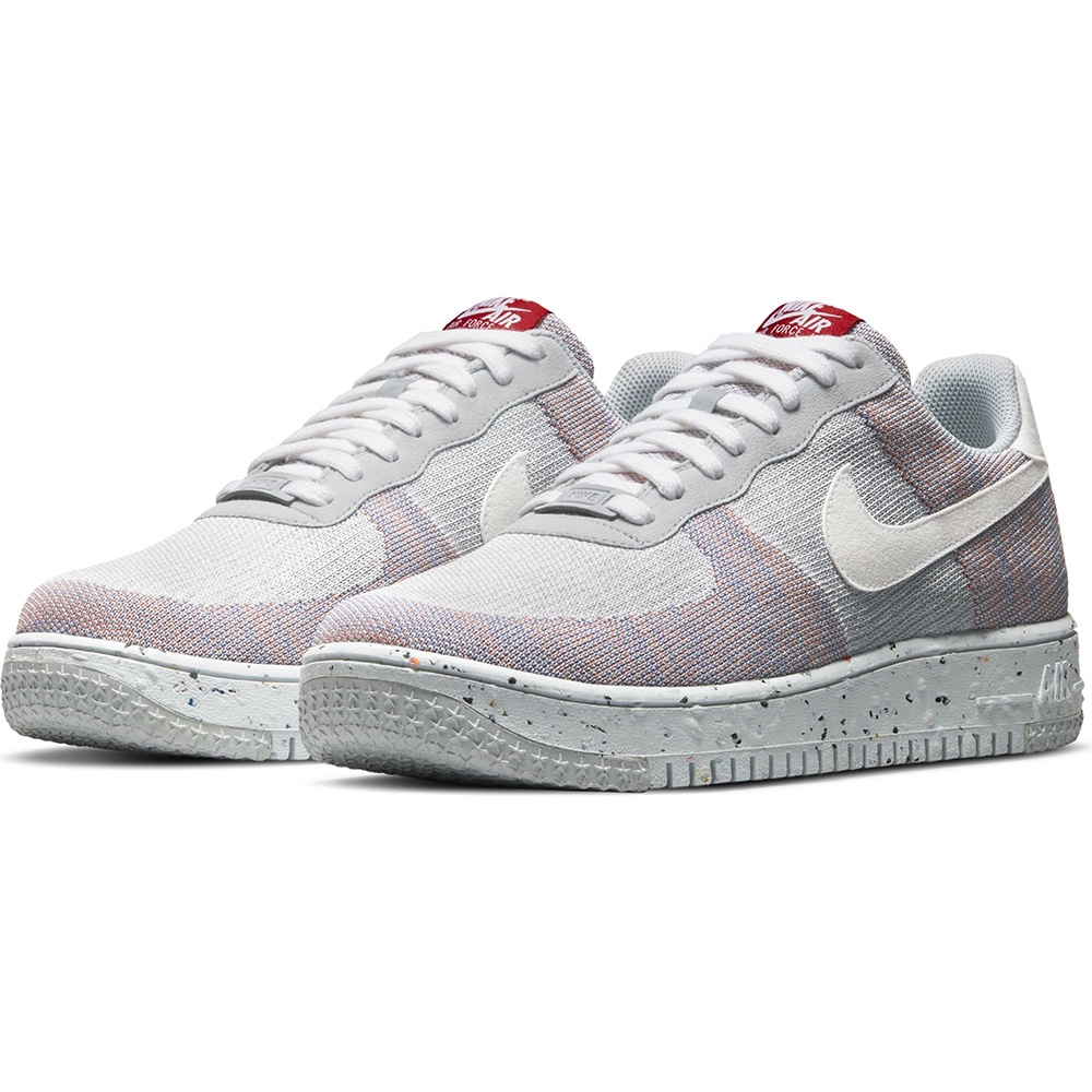 NIKE 耐吉2105男鞋休閒鞋  運動鞋 AF1 AF1 CRATER FLYKNIT 粉白 DC4831002