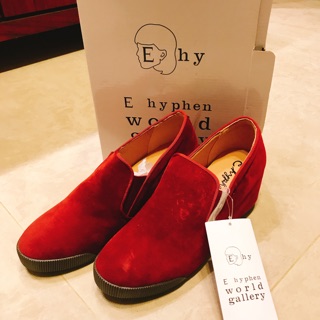 E hyphen world gallery bonbon中村裡砂 正品全新鞋靴子內增高短靴雪靴earth music