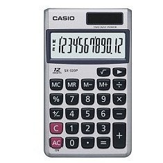 CASIO 卡西歐 SX-320P 國家考試計算機 12位數顯示百分比計算 開根號計算 SX-320