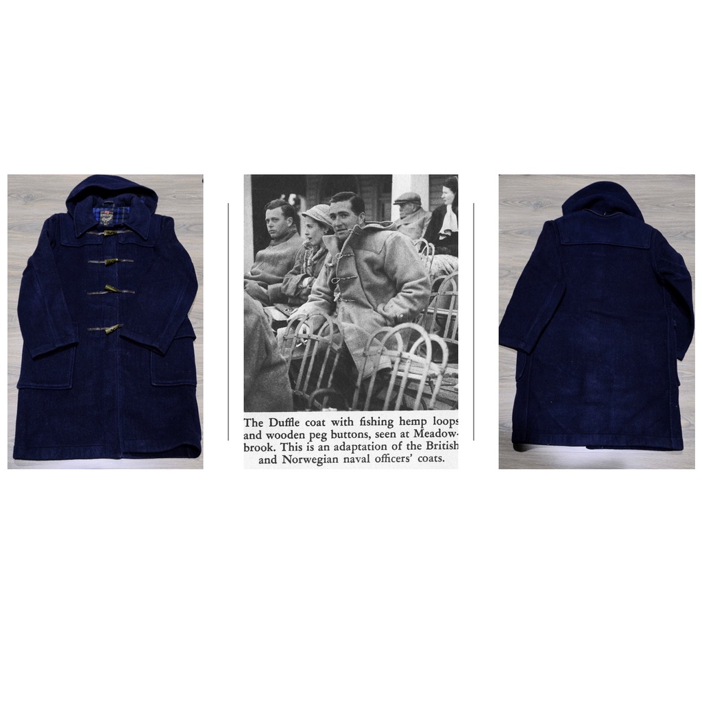 Gloverall® 英國製 Duffle Coat ( 經典 Navy 海軍藍款 ) /羊毛漁夫大衣/牛角釦大衣