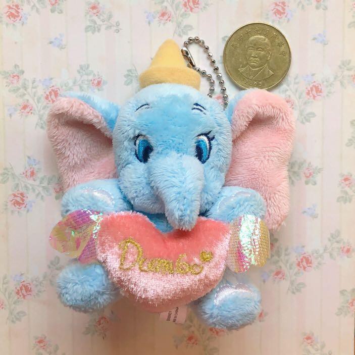 (絕版) 小飛象 Dumbo HeartLand 娃娃吊飾