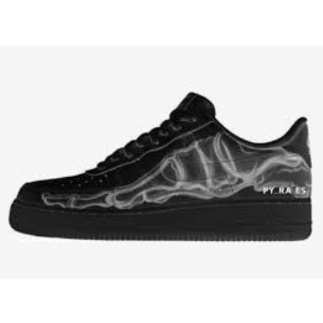 af1 skeleton black
