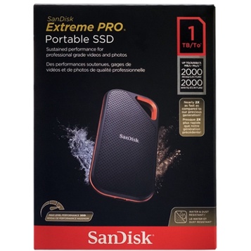 SanDisk E81 1TB 2TB 2.5吋行動固態硬碟 讀/寫 2000MB/s/2000MB/s