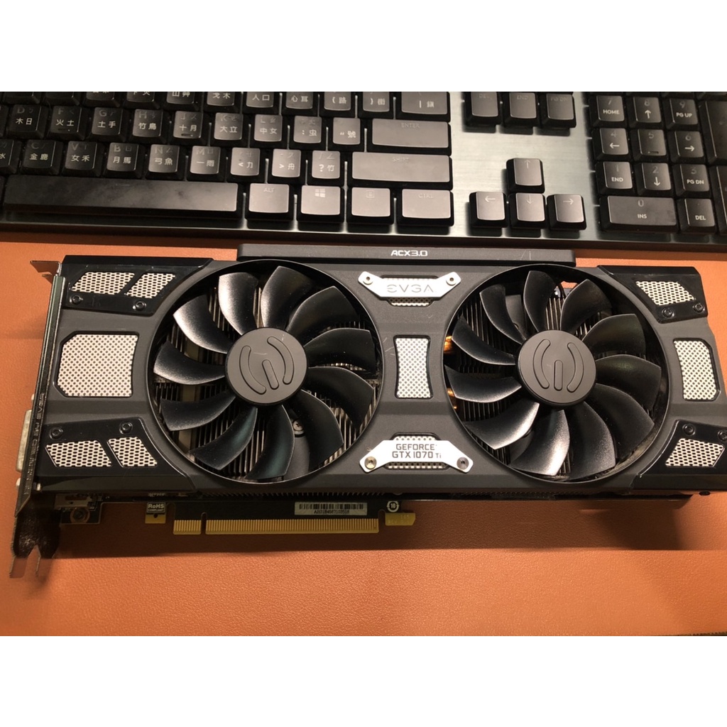 EVGA GeForce GTX 1070 Ti SC GAMING 8G 保固中