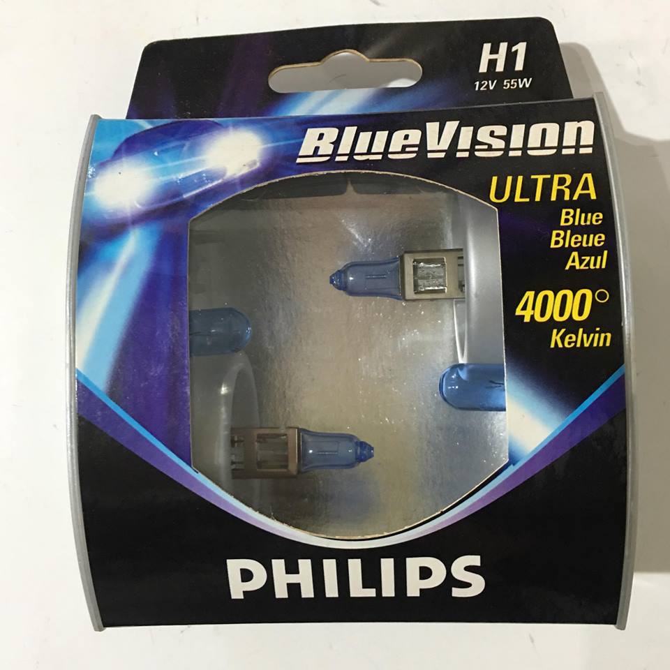 【輝旺汽車精品百貨】 PHILIPS 飛利浦  BlueVision 燈泡 (低瓦H1) 限量8盒 ~可刷卡 $480