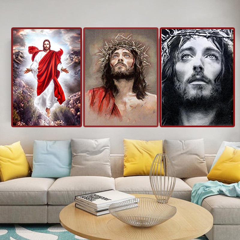 最後的晚餐達芬奇著名油畫畫布耶穌宗教海報和印刷牆圖片為客廳裝飾