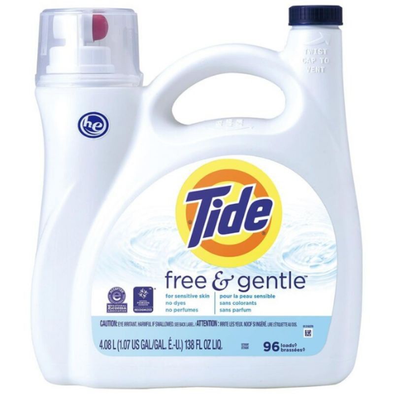 Costco好市多代購  Tide 汰漬 無色香洗衣精 4.08公升