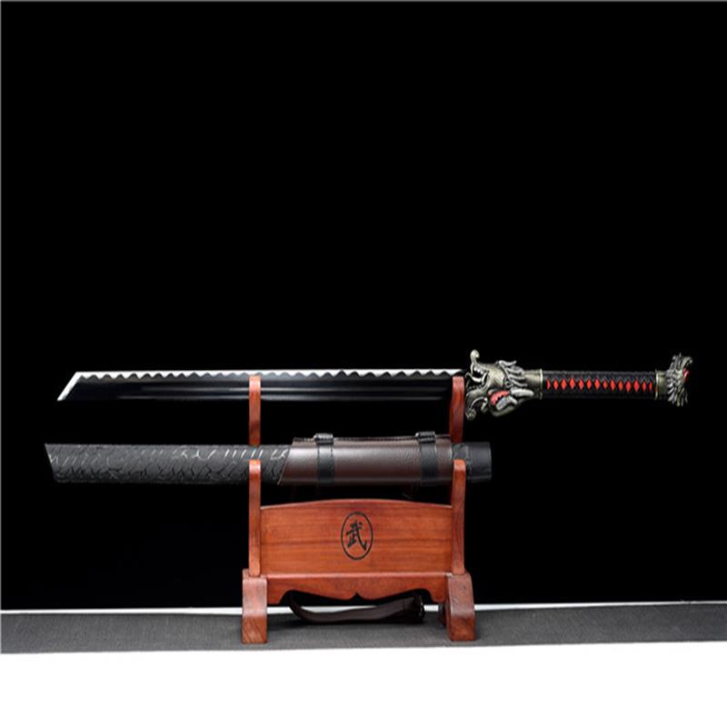 無相紫蓮唐刀-高炭素鋼発紫 古兵器 武具 刀装具 日本刀 模造刀 居合刀
