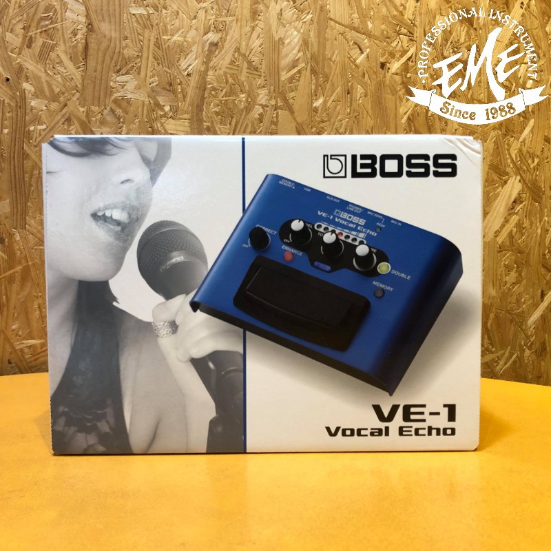 BOSS VE-1 Vocal Echo 人聲效果器/錄音介面亞邁樂器預訂品主唱神器XLR 