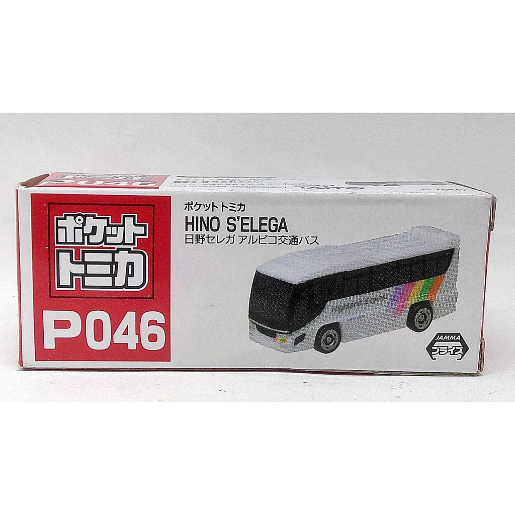 TOMY TOMICA 扭蛋車 P046 日野 HINO BUS 巴士