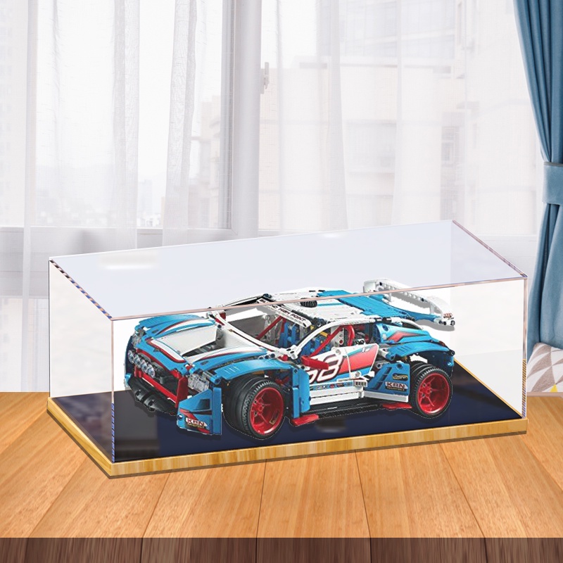 樂高 亞克力展示盒42077機械組拉力賽車高樂LEGO模型收納防塵盒防塵罩
