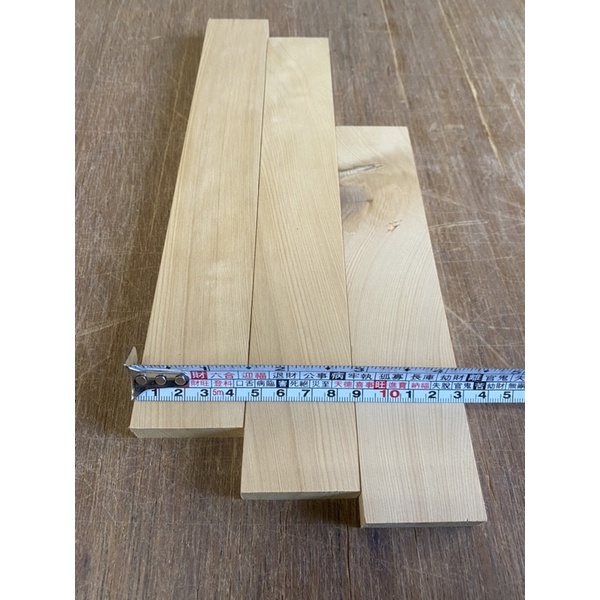 4.3x30公分厚1.2公分 特價222元 3片一組  檜木板 臺灣檜木 創作木料0228-6