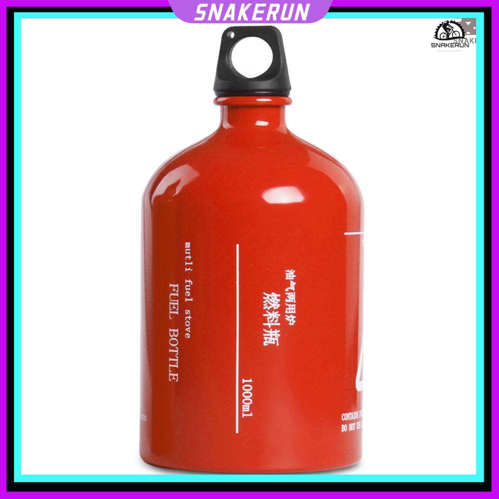 空燃料瓶汽油煤油酒精汽油容器野營爐子燃料瓶1000ML SNKE