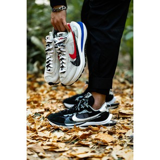 S.G Sacai X Nike Vaporwaffle 聯名 限量 休閒鞋 灰白 CV1363-100-001 黑白