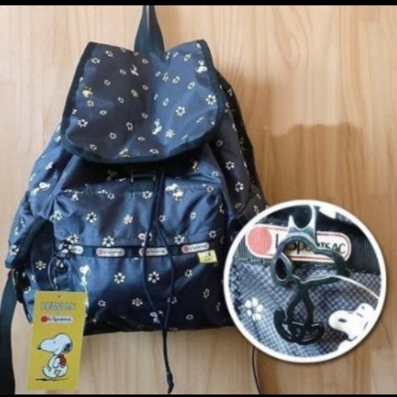 Lesportsac Snoopy 史努比 合作款雙肩後背包(小的)