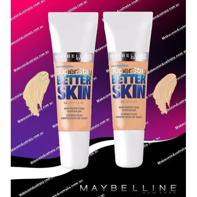 【現貨】Maybelline媚比琳 遮瑕膏 飾底乳 粉底液 CC霜 遮瑕 色號02 白晰 light 痘疤 粉底